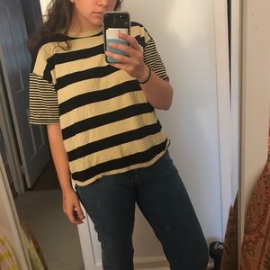 UO Boxy Striped Top